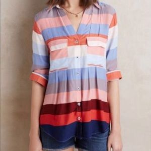 Striped Anthropologie Top